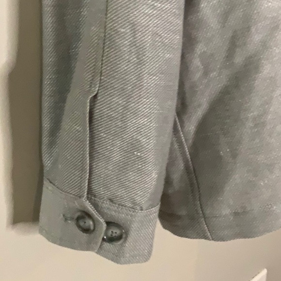 Light Gray Button-Up Jacket - Picture 6 of 10